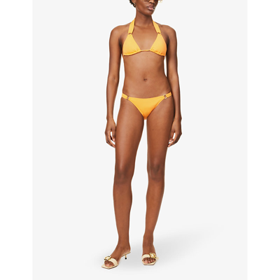 Shop Melissa Odabash Women's Orange Caracas Low-rise Bikini Briefs
