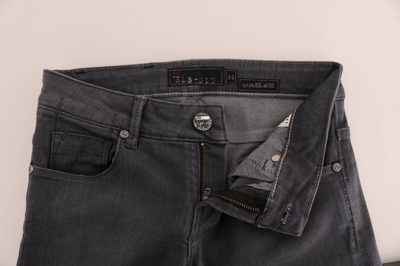 Shop Acht Gray Cotton Slim Fit Denim Women's Jeans