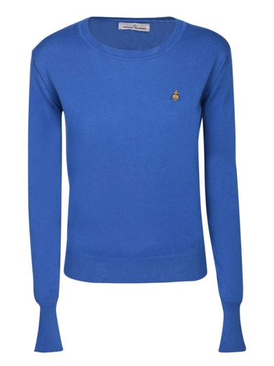 Shop Vivienne Westwood Round-neck Pullover In Blue