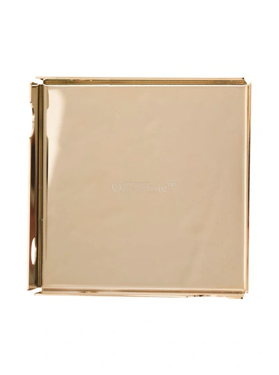 Shop Off-white Meteor Tray S Gold Gold