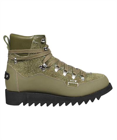 Shop A-cold-wall* A Cold Wall Alpine Boots In Green