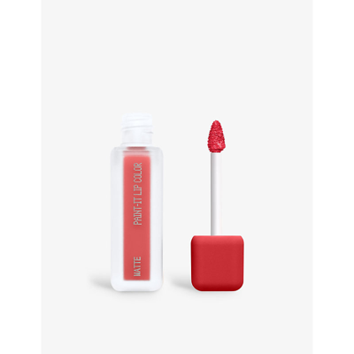 Shop About-face Red Paint-it Matte Lip Colour 4.5ml In Serrated Bite
