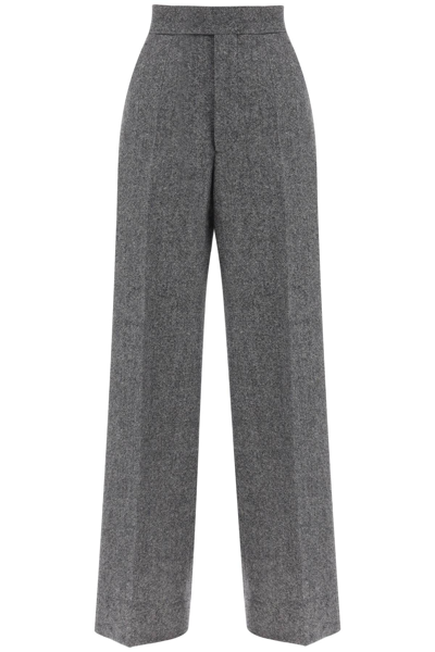 Shop Vivienne Westwood Lauren Trousers In Donegal Tweed In Multi-colored