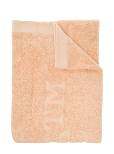 Shop Off-white Bookish Shower Towel Powder No Color In Not Applicable