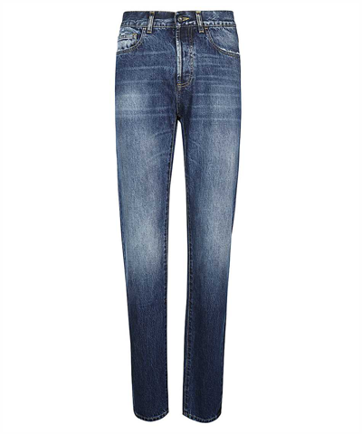 Shop A-cold-wall* A Cold Wall Vintage Wash Jeans In Blue