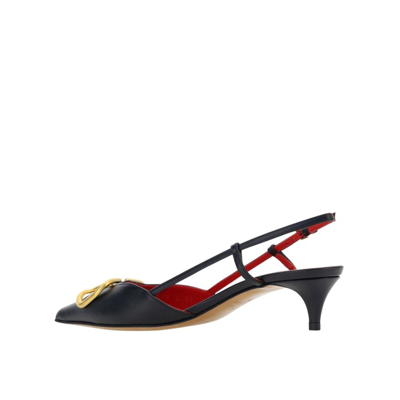 Shop Valentino Vlogo Pumps In Red