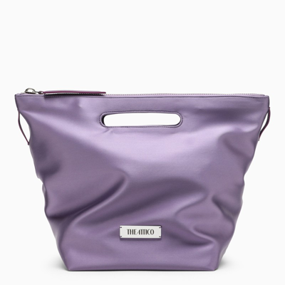 Shop Attico Via Dei Giardini 30 Lilac Tote Bag In Pink