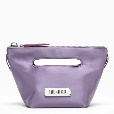 Shop Attico Via Dei Giardini 15 Lilac Tote Bag In Purple