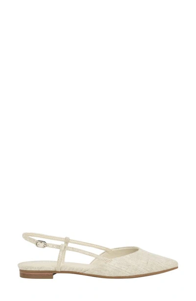 Shop Calvin Klein Stephany Slingback Pump In Ivory