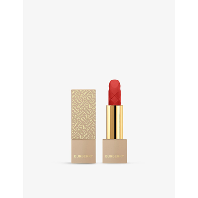 Burberry 117 Burnished Red Kisses Matte Golden Lipstick 3.3g In 117 Burnished Red