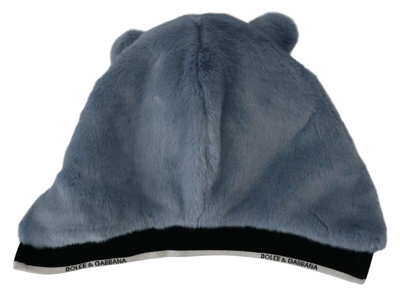 Shop Dolce & Gabbana Stunning Italian Whole Head Hat In Men's Blue