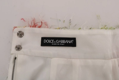 Shop Dolce & Gabbana Elegant Floral High-waist Pencil Women's Skirt In Multicolor