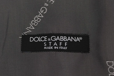 Shop Dolce & Gabbana Elegant Gray Waistcoat Men's Vest