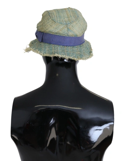 Shop Dolce & Gabbana Chic Multicolor Cotton Bucket Women's Hat