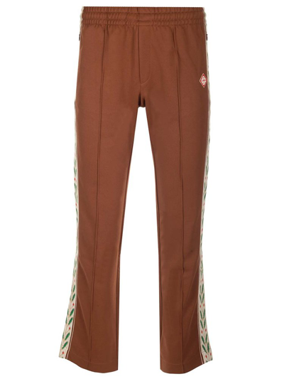 Shop Casablanca Laurel Track Pants In Brown