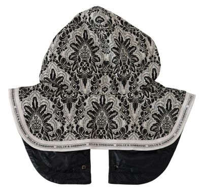 Shop Dolce & Gabbana Elegant Floral Cotton Whole Head Wrap Men's Hat In White