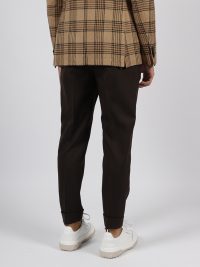 Shop Be Able Robby Pleated Pants In Brown