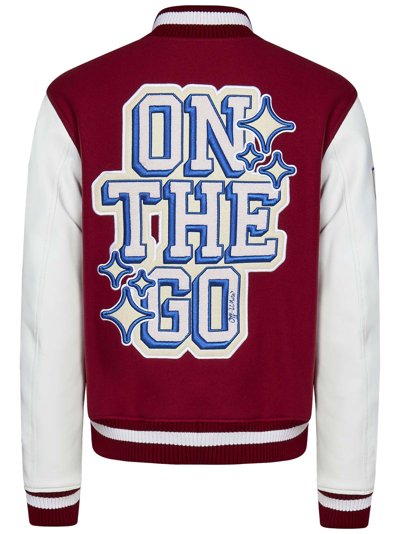 Shop Off-white Onthego Lea Vars Jacket In Red