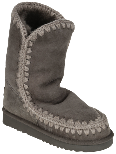 Shop Mou Eskimo Boot 24 Cm In Charcoal