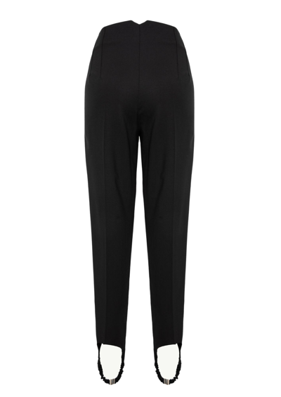 Shop Giuseppe Di Morabito Double Twisted Canvas High Waist Pant In Black