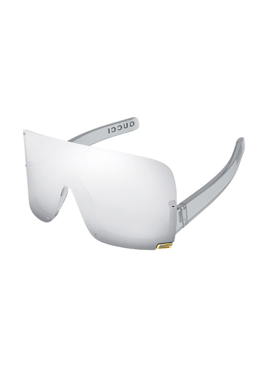 Shop Gucci Gg1631s Sunglasses In Grey Grey Silver