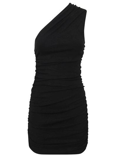 Shop The Andamane Nina - One Shoulder Mini Dress In Black