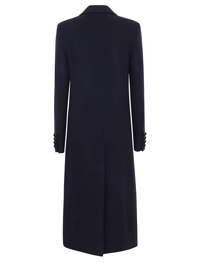 Shop Msgm Cappotto/coat In Navy