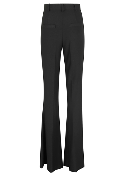Shop Hebe Studio The Classic Bianca Pant Cady In Black Cady