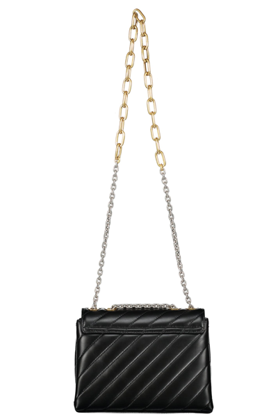 Shop Off-white Leather Shoulder Bag In Black