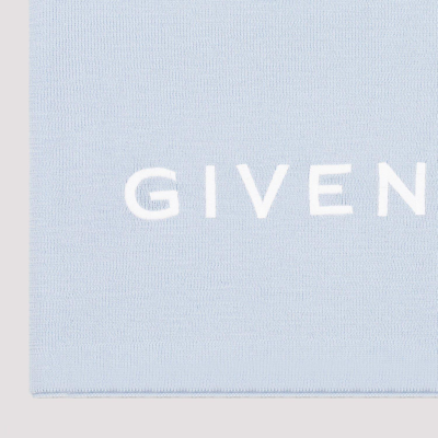 Shop Givenchy 4g Embroidered Knit Scarf