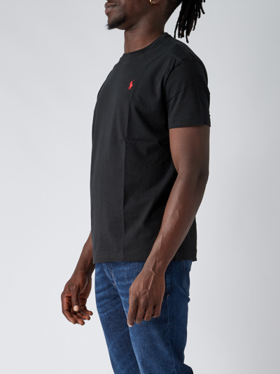 Shop Polo Ralph Lauren Short Sleeve T-shirt T-shirt In Nero