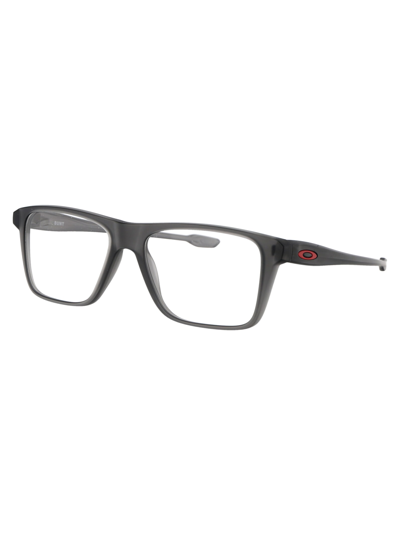 Shop Oakley Bunt Glasses In 802602 Satin Grey Smoke Demo Lens