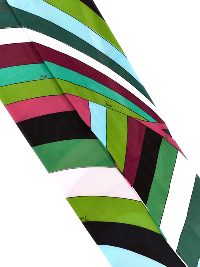 Shop Pucci Iride Print Socks In Multicolor