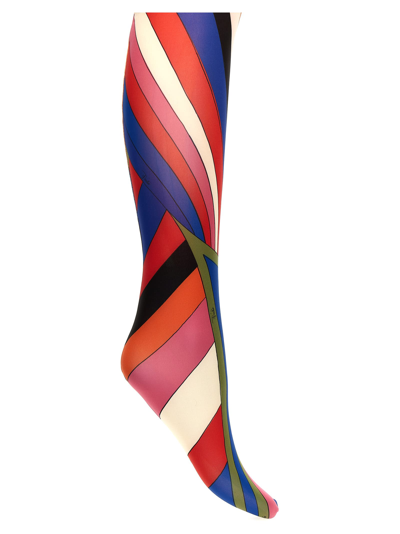Shop Pucci Iride Socks In Multicolor