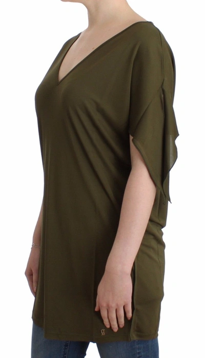 Shop John Galliano Emerald Elegance Rayon Women's Blouse In Green