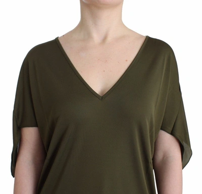 Shop John Galliano Emerald Elegance Rayon Women's Blouse In Green