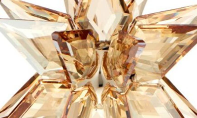 Shop Swarovski Annual Edition 3d Crystal Star Ornament In Gold