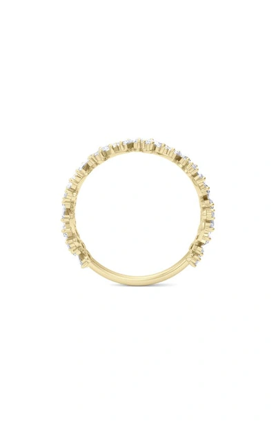 Hautecarat Princess Cut Lab Created Diamond 18k Gold Eternity Band Ring In 18k Yellow Gold