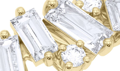 Hautecarat Princess Cut Lab Created Diamond 18k Gold Eternity Band Ring In 18k Yellow Gold