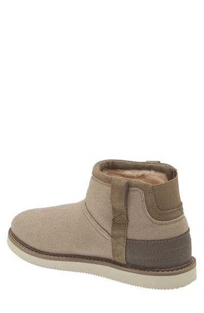 Shop Sanuk Cozy Vibe Faux-shearling Lined Boot In Stone