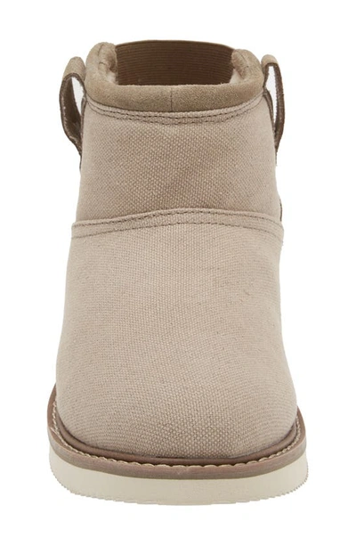 Shop Sanuk Cozy Vibe Faux-shearling Lined Boot In Stone