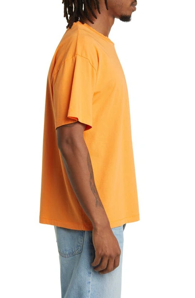 Shop Elwood Core Oversize Organic Cotton Jersey T-shirt In Hunters Orange