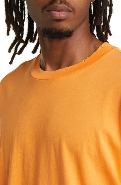 Shop Elwood Core Oversize Organic Cotton Jersey T-shirt In Hunters Orange