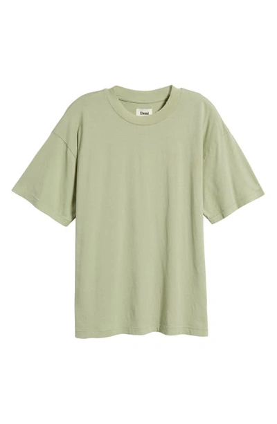 Shop Elwood Core Oversize Organic Cotton Jersey T-shirt In Sage