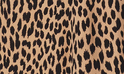 Shop Kate Spade Print Long Sleeve Sleep Shirt In Brown Animal Print
