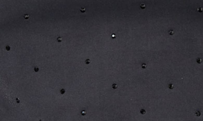 Shop Ming Wang Crystal Detail Mock Neck Top In Black