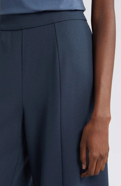 Shop Nordstrom Seamed Wide Leg Pants In Navy Blueberry