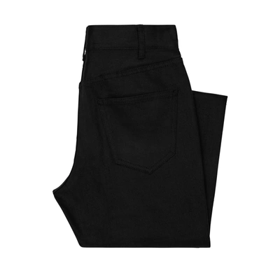 Celine Mid-rise Skinny Jeans In Black Denim For Women