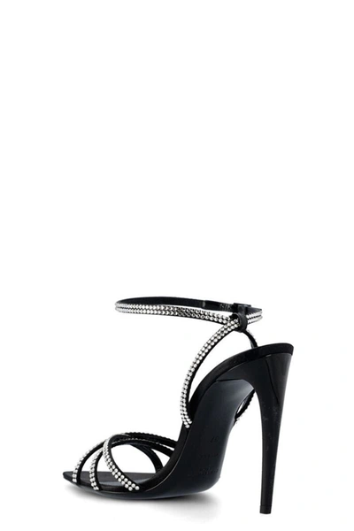 Shop Saint Laurent Sandal In Black