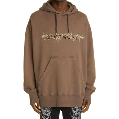 Shop Givenchy Logo Hooded Sweatshirt